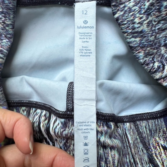 Lululemon Wunder Under High Rise Tight *Nulux Size 12 Polychromatic - Picture 6 of 8